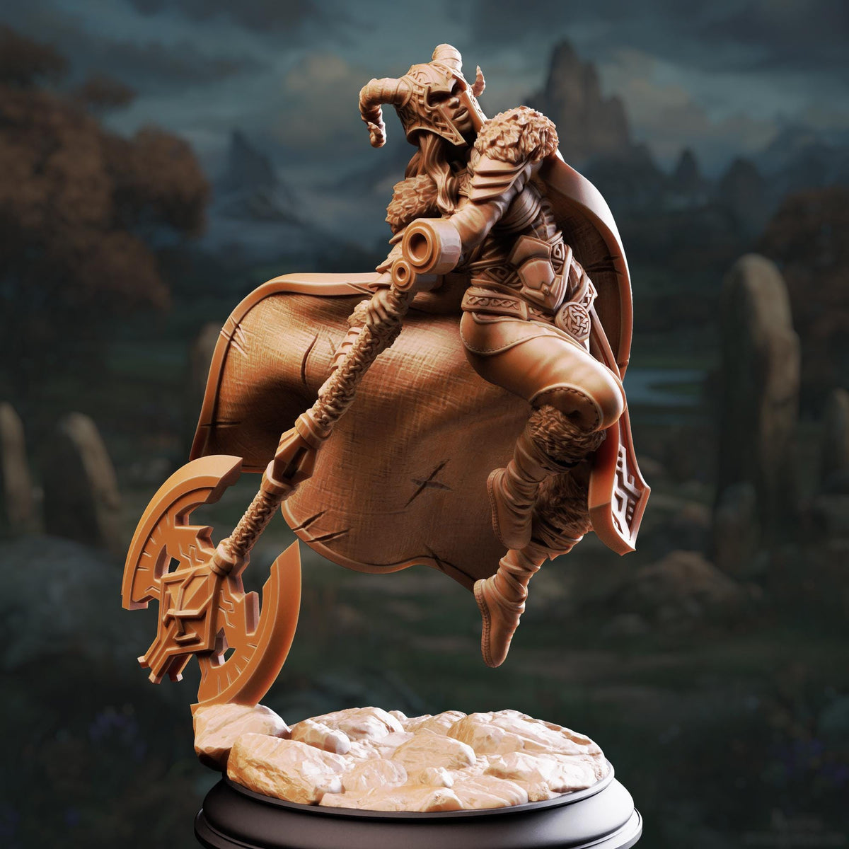 Goddess of Trickery - Lotte 32mm Resin Miniature D&D 3D Print DND Viking
