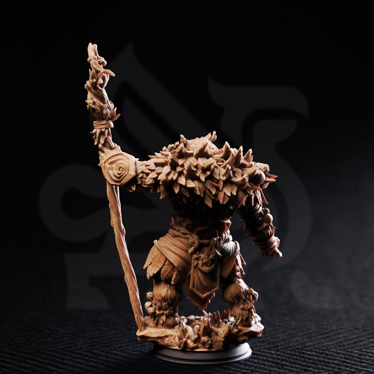 Werebear Druid - Hvitabjörn 32mm Resin Miniature D&D 3D Print DND Viking