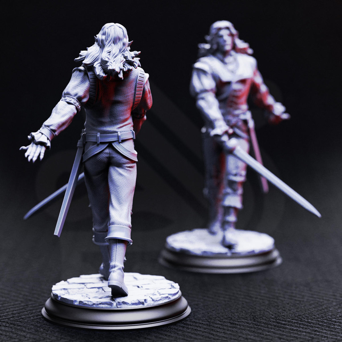 Vampire Socialites - Guests of the Masquerade 32mm Resin Miniature D&D 3D Print DND Vampire