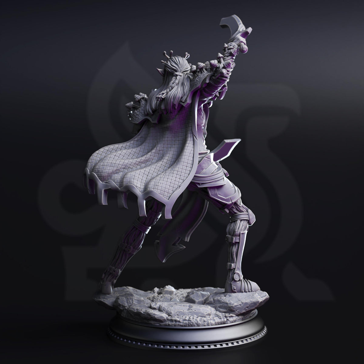 Myconid Drow Servants - The Blessed of Vaezirak 32mm Resin Miniature D&D 3D Print DND Moon