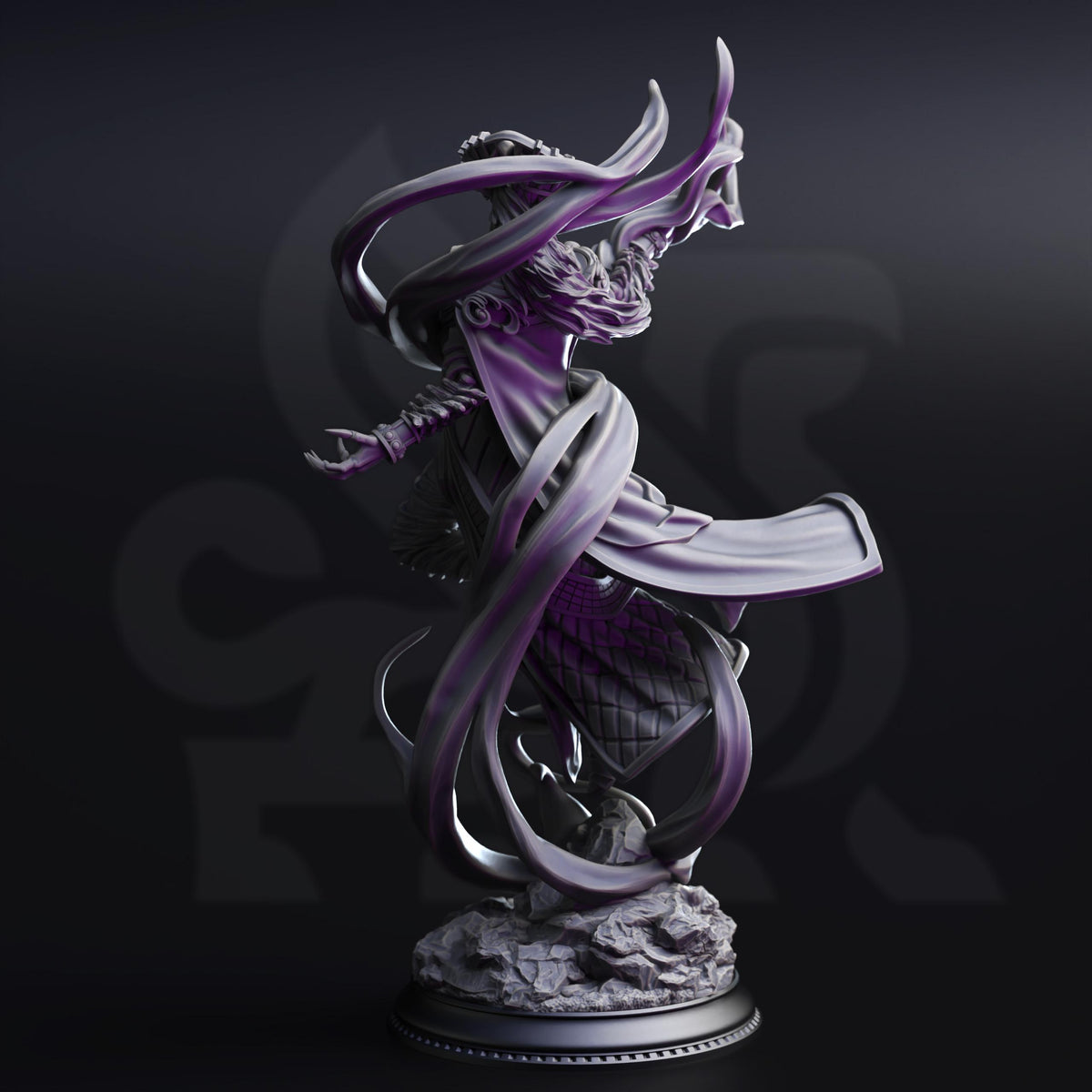Planar Sorceress - Zarinda 32mm Resin Miniature D&D 3D Print DND Moon