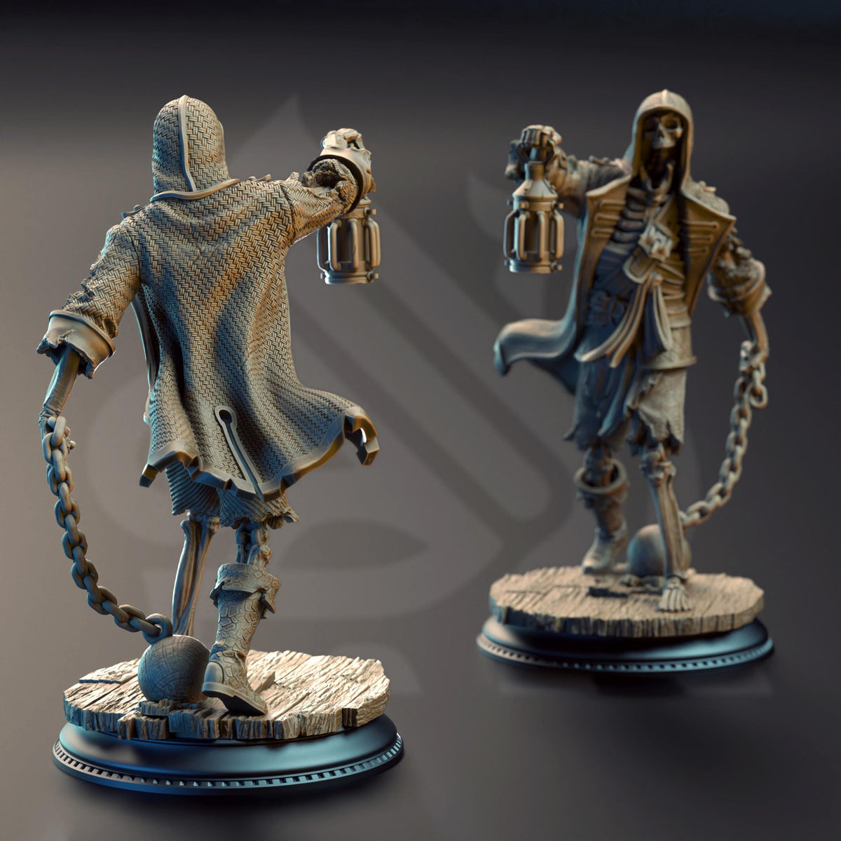 Pirate Skeleton Crew - Undying Scallywags of the Damned Galleon 32mm Resin Miniature D&D 3D Print DND