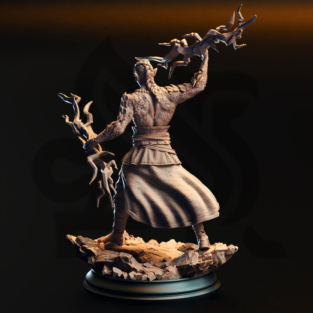Dragonsoul Sorcerer - Styrax 32mm Resin Miniature D&D 3D Print DND Dragonfolk