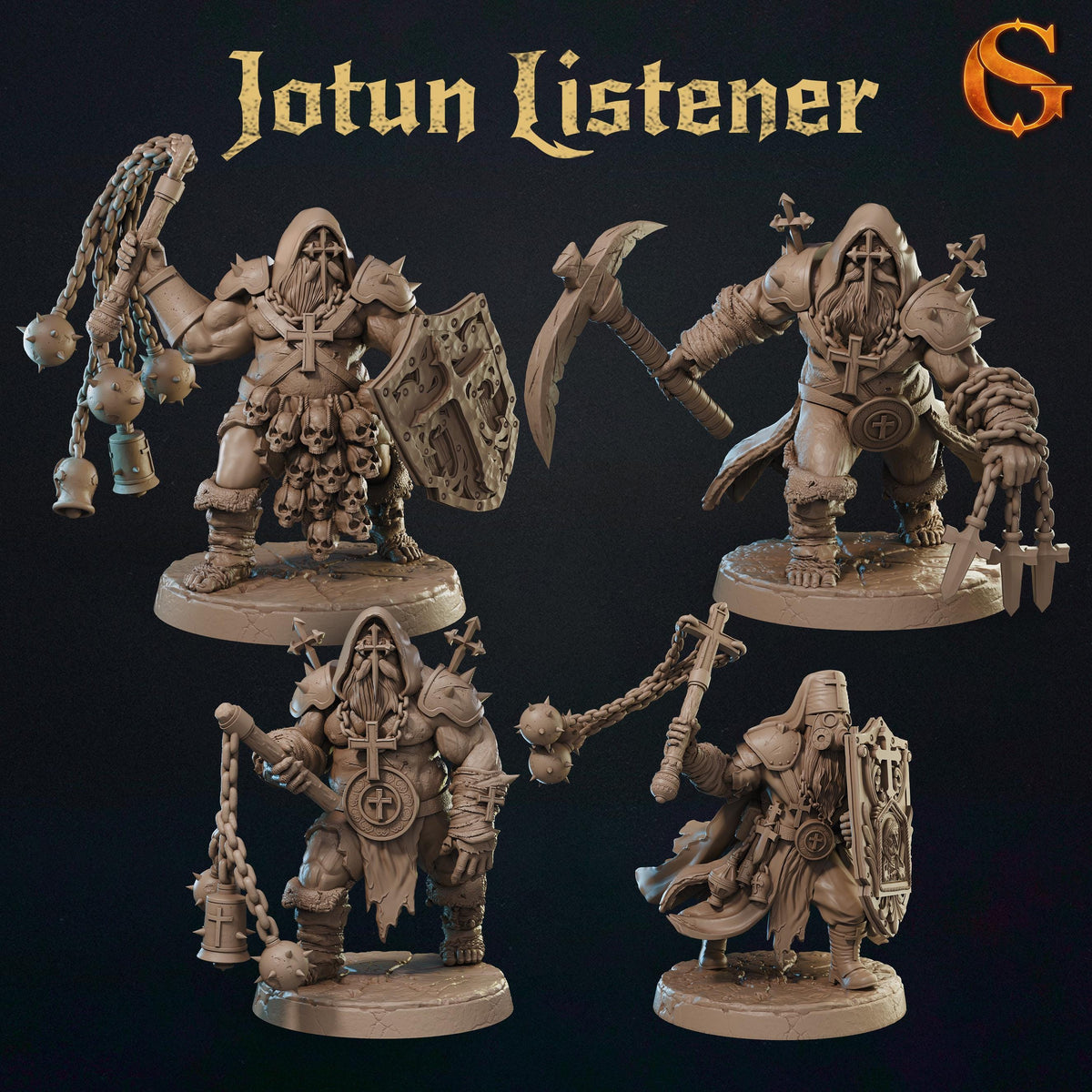 The Norse Procession – Grimdark Corps Crusade Skirmish Tabletop Miniature Games