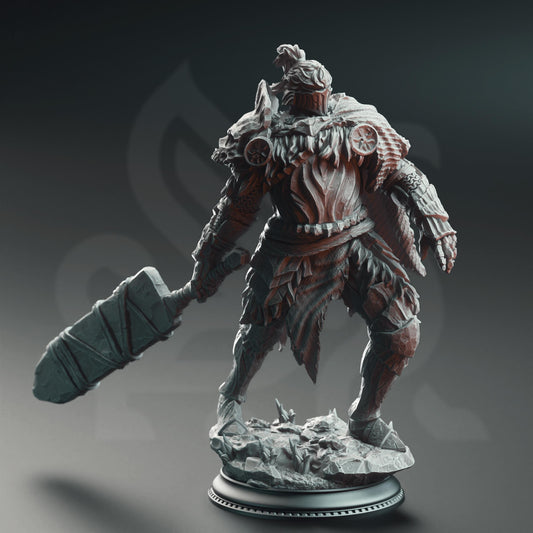 Goliath Knight Executioner - Buderim "Shakes-the-Ground" 32mm Resin Miniature D&D 3D Print DND Grimdark