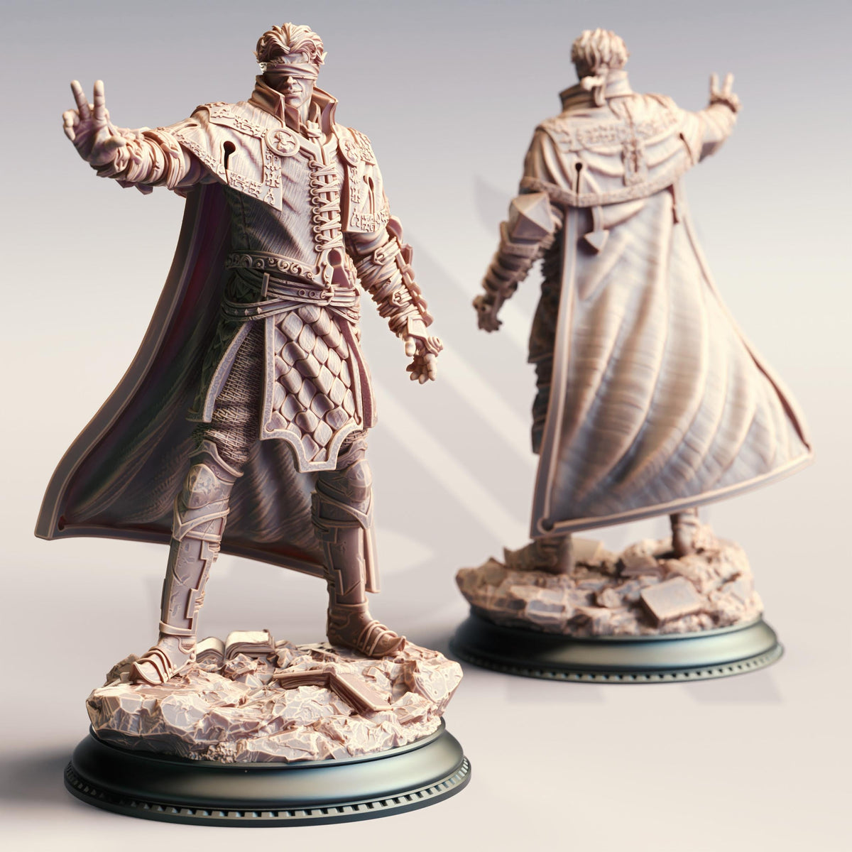 Half Elf Psionic - Varys Farseeker 32mm Resin Miniature D&D 3D Print DND Spanish