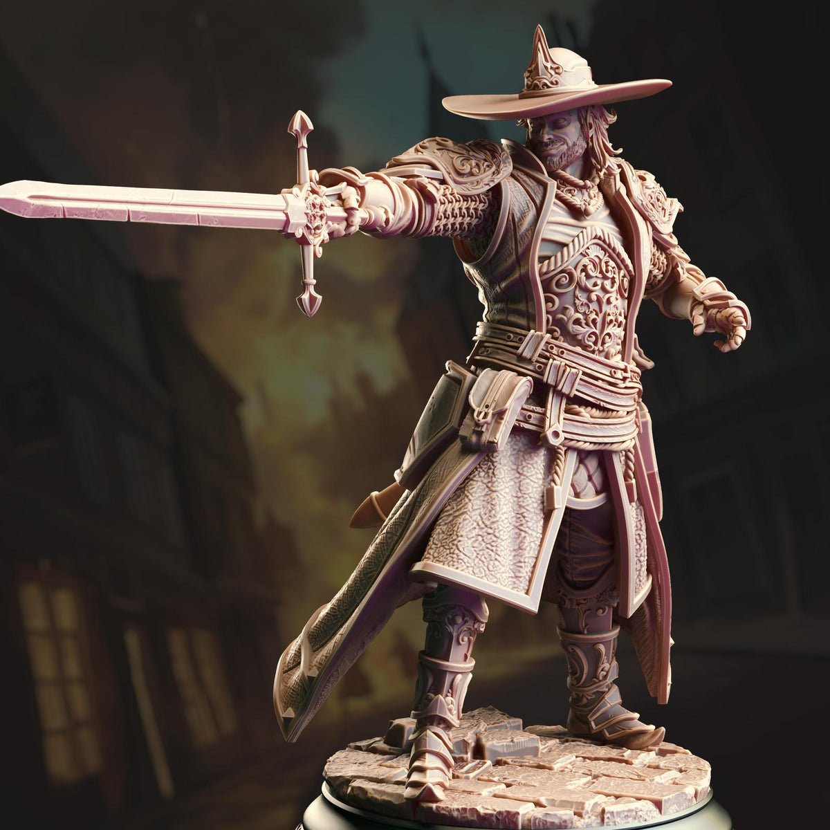 Inquisitor Mage Slayer - Sir Davion Gainsworth 32mm Resin Miniature D&D 3D Print DND Spanish