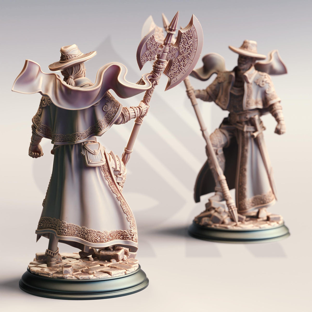 Inquisitor Mage Hunter - Sir Albert of Oakrun 32mm Resin Miniature D&D 3D Print DND Spanish