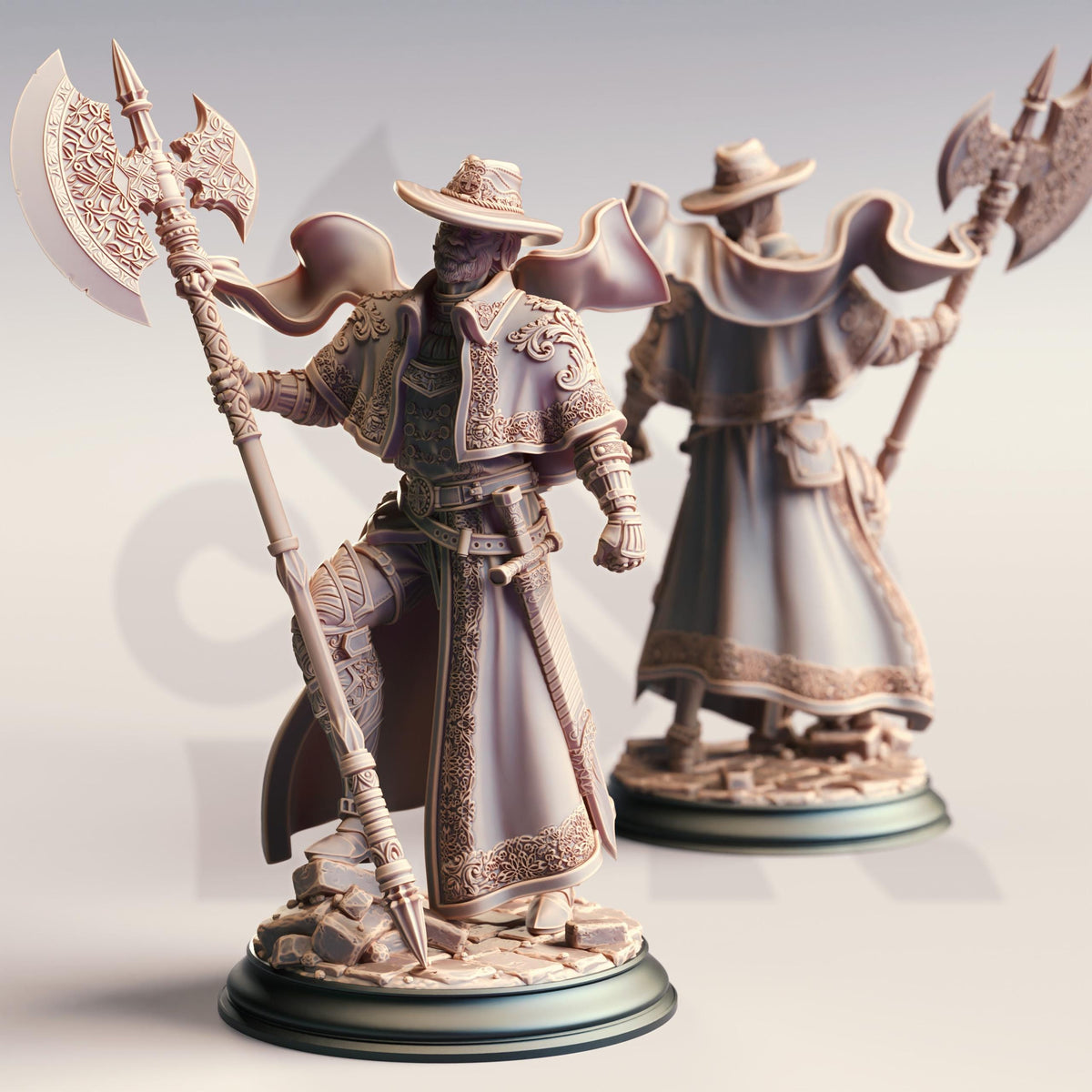 Inquisitor Mage Hunter - Sir Albert of Oakrun 32mm Resin Miniature D&D 3D Print DND Spanish