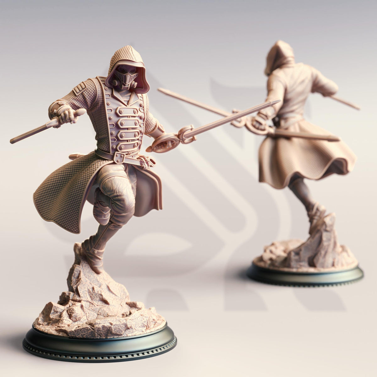 The People's Blade - Brutus Valentius 32mm Resin Miniature D&D 3D Print DND Spanish