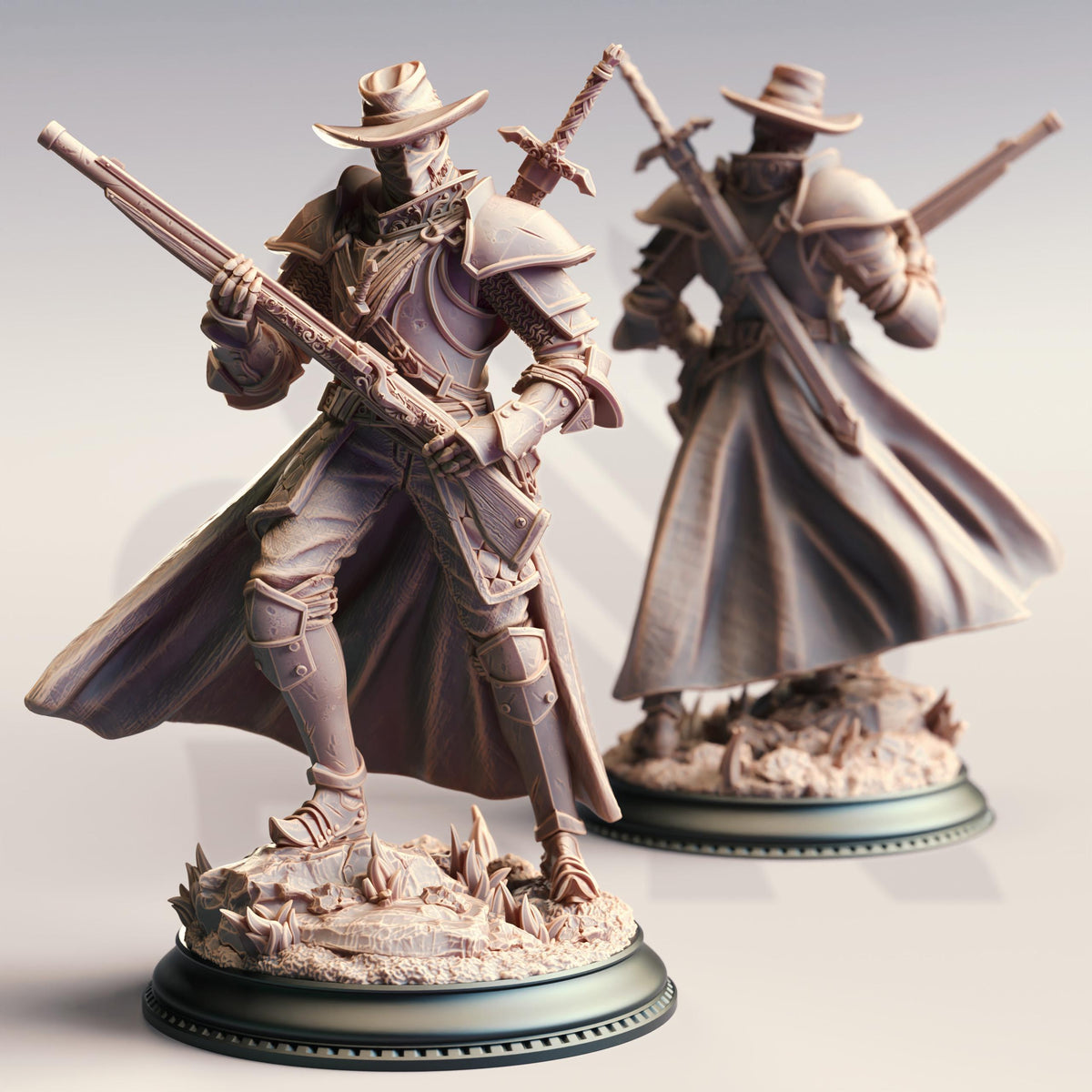 NAME 32mm Resin Miniature D&D 3D Print DND Spanish