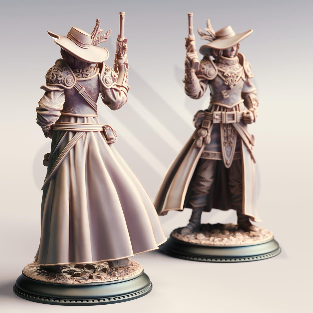 NAME 32mm Resin Miniature D&D 3D Print DND Spanish