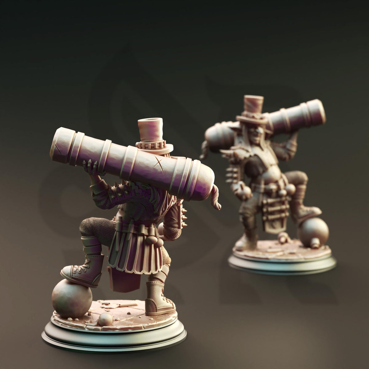 Goblin Manic Artificer - Brains 32mm Resin Miniature D&D 3D Print DND Steampunk