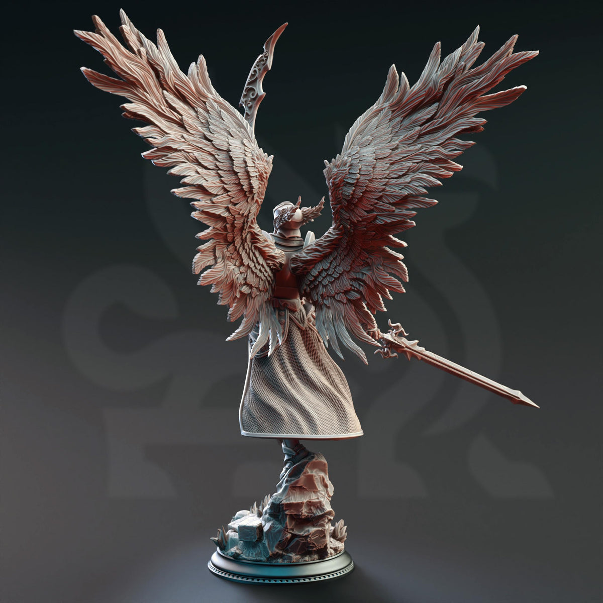 God of War and Peace - Horauthin 32mm Resin Miniature D&D 3D Print DND Monster