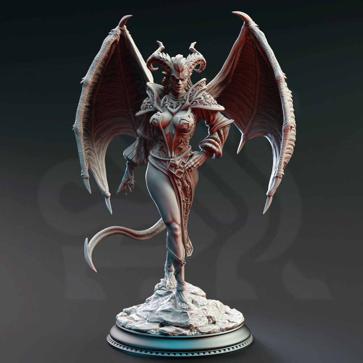 Succubus of Broken Oaths - Fortuna 32mm Resin Miniature D&D 3D Print DND Monster