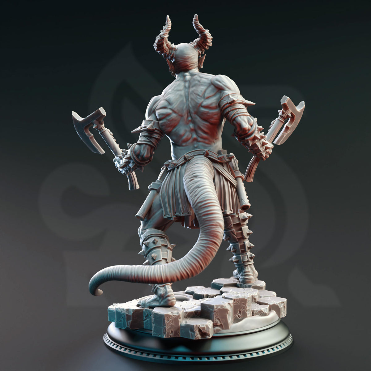 Devil Warriors of the Hells - Nosmeni Warriors 32mm Resin Miniature D&D 3D Print DND Monster