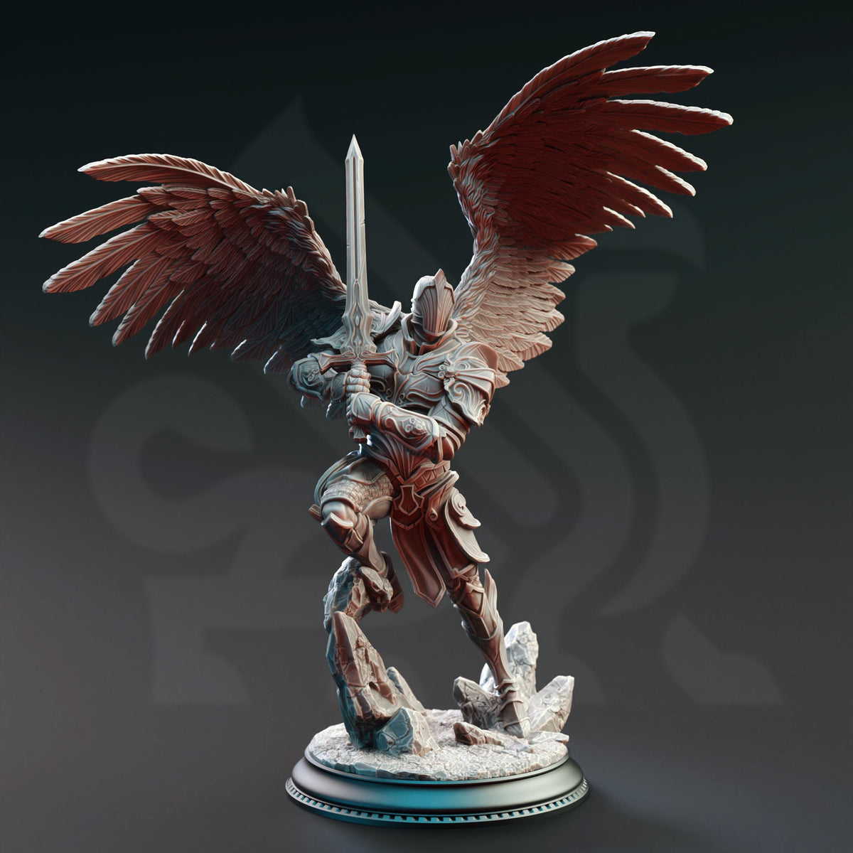 Angelic Warriors - Angels of Syelden 32mm Resin Miniature D&D 3D Print DND Monster