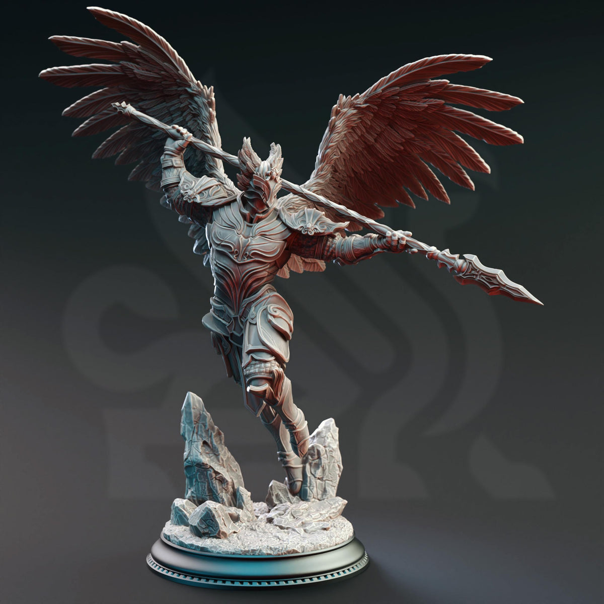 Angelic Warriors - Angels of Syelden 32mm Resin Miniature D&D 3D Print DND Monster