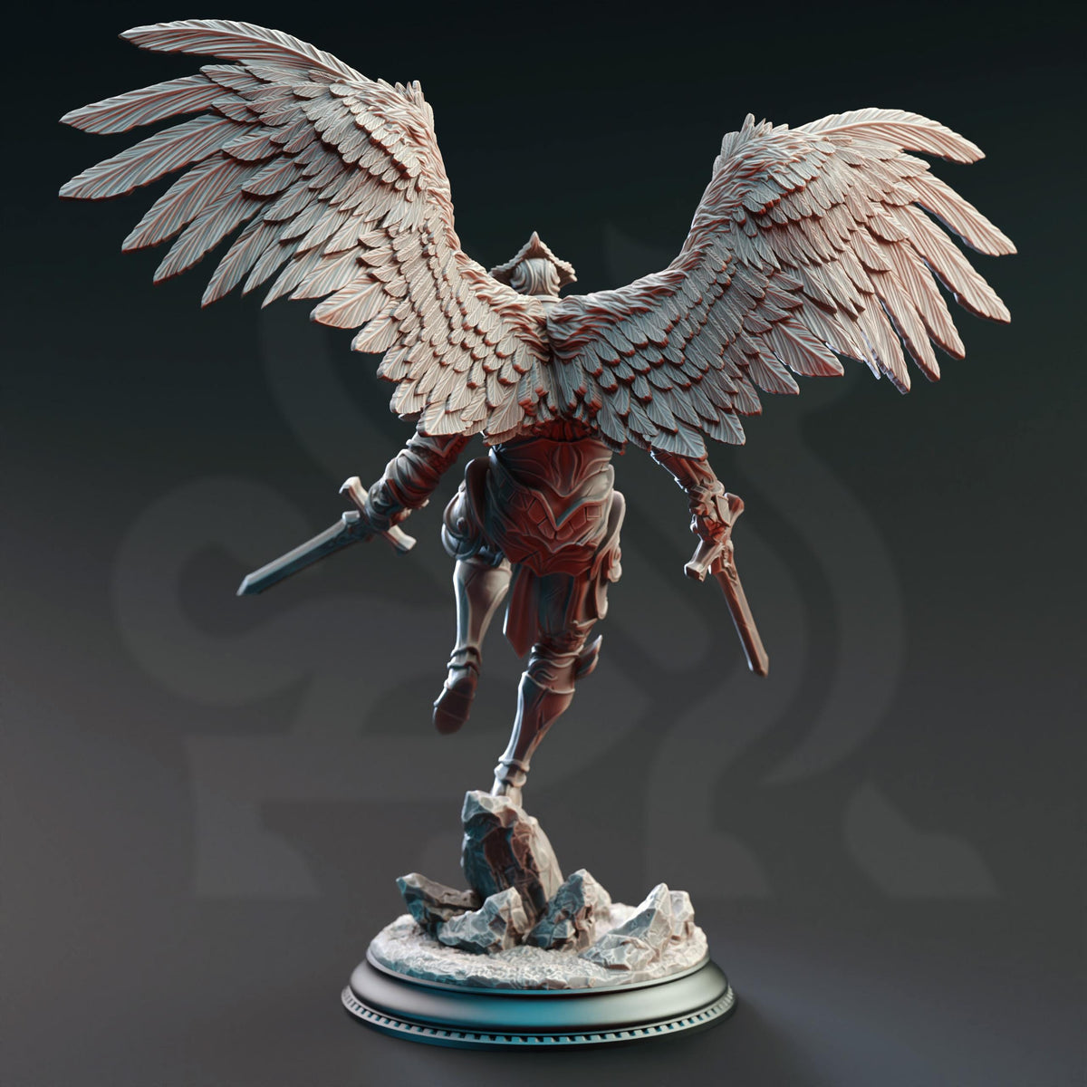 Angelic Warriors - Angels of Syelden 32mm Resin Miniature D&D 3D Print DND Monster
