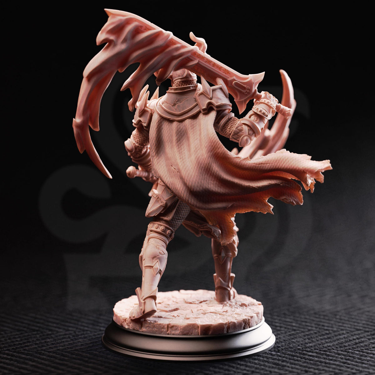 Arcane Armor - Knights of the Bastion 32mm Resin Miniature D&D 3D Print DND Mage