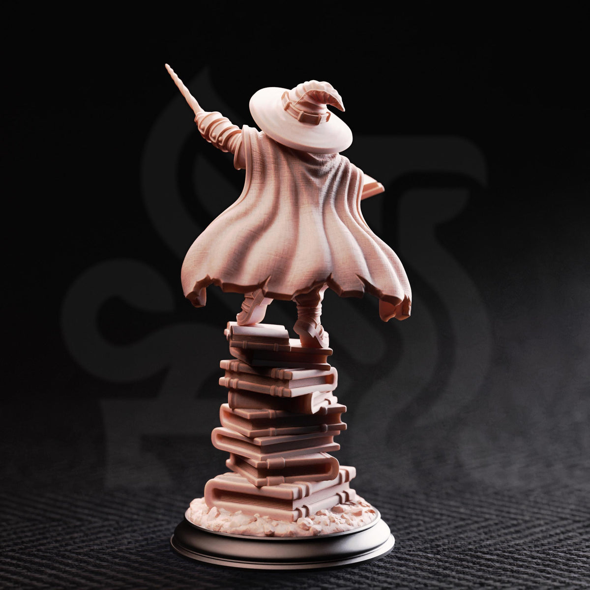 Gnome Arcane Professor - Pepitos the Manic 32mm Resin Miniature D&D 3D Print DND Mage