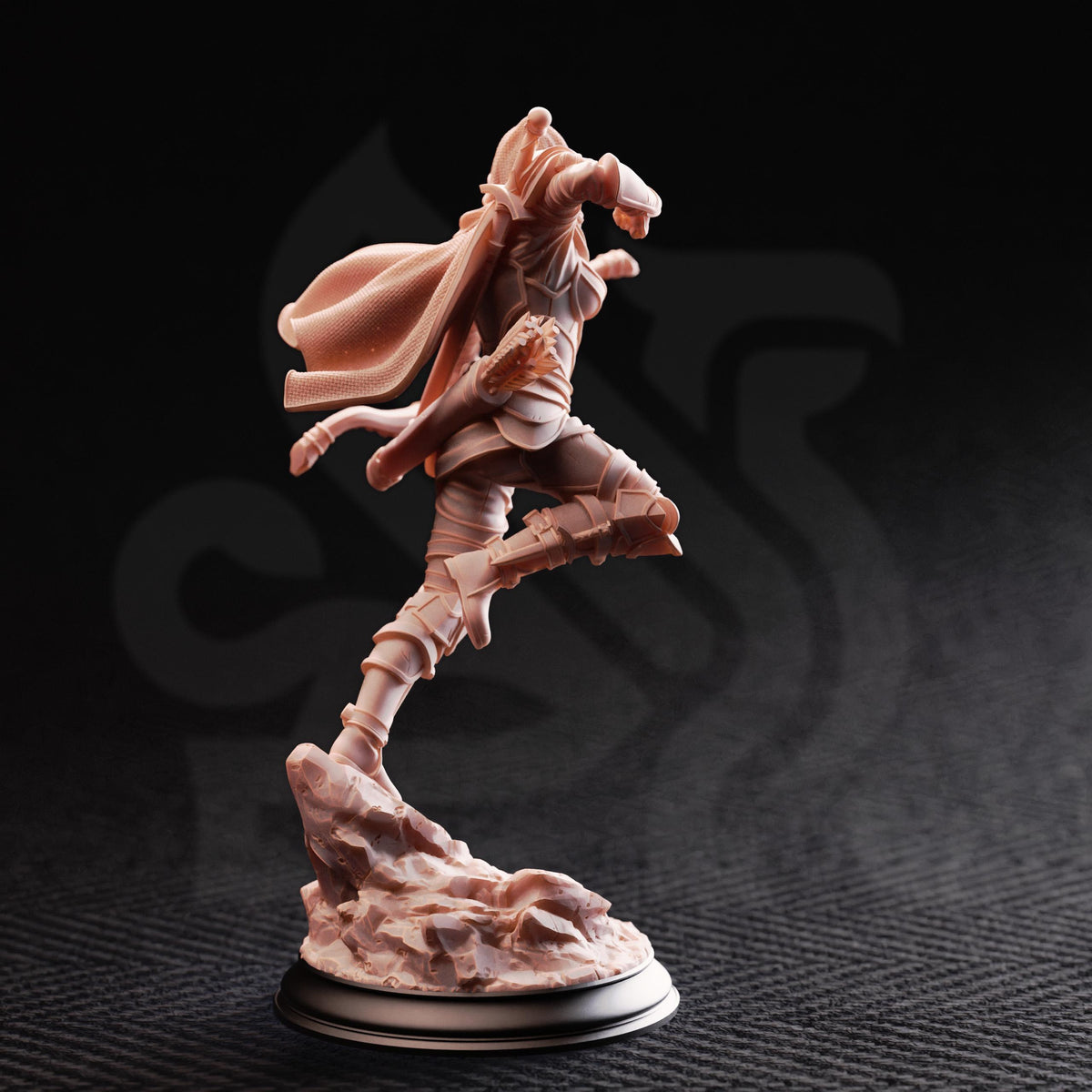 Elf Devil Hunter Ranger - Virana 32mm Resin Miniature D&D 3D Print DND Archer
