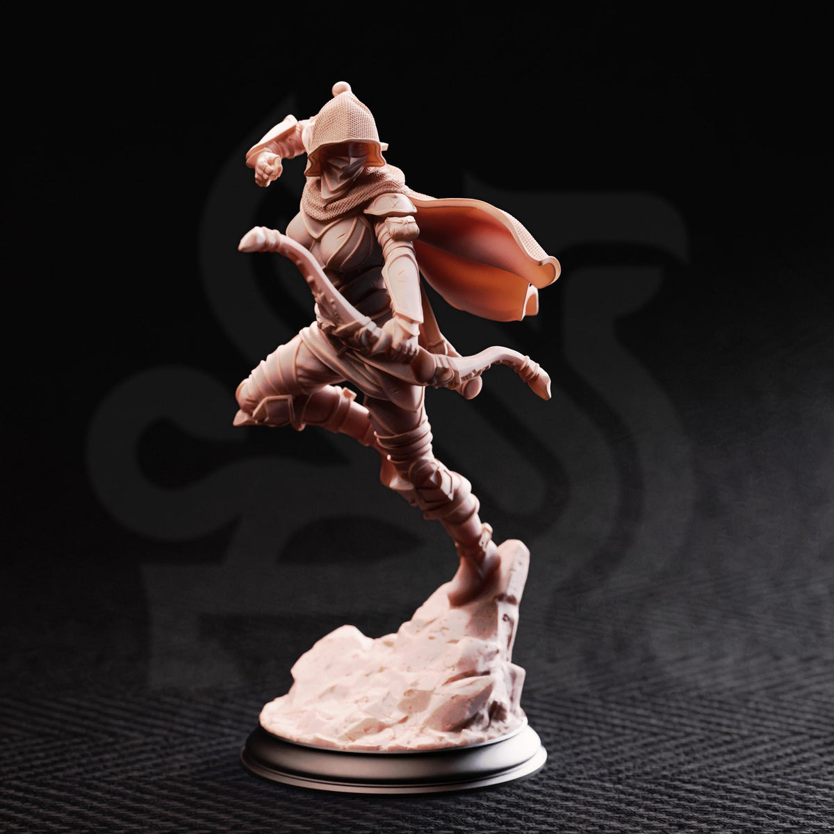 Elf Devil Hunter Ranger - Virana 32mm Resin Miniature D&D 3D Print DND Archer
