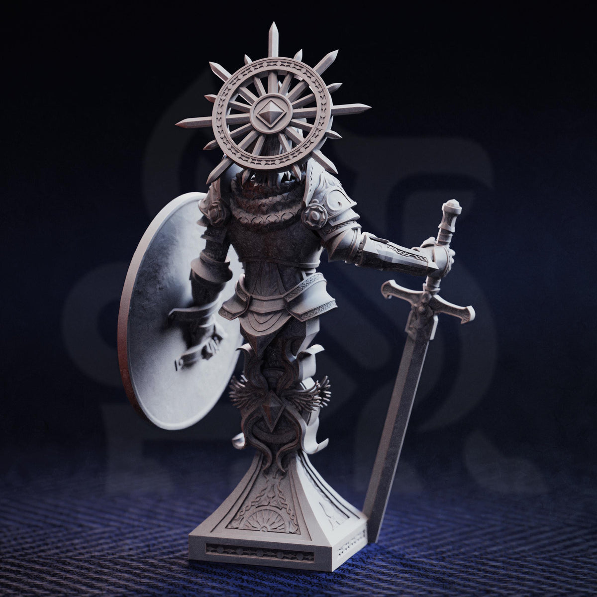 BUST Angel of Judgement - Soleria 32mm Resin Miniature D&D 3D Print DND Angel Demon