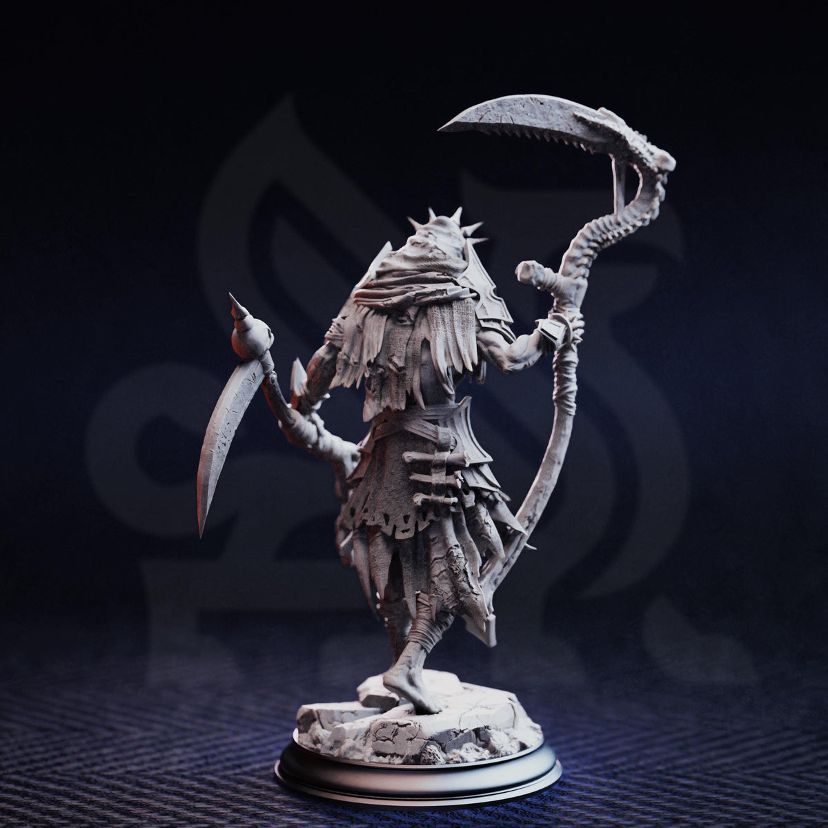 The Flesh Reaper - Norminos 32mm Resin Miniature D&D 3D Print DND Angel Demon