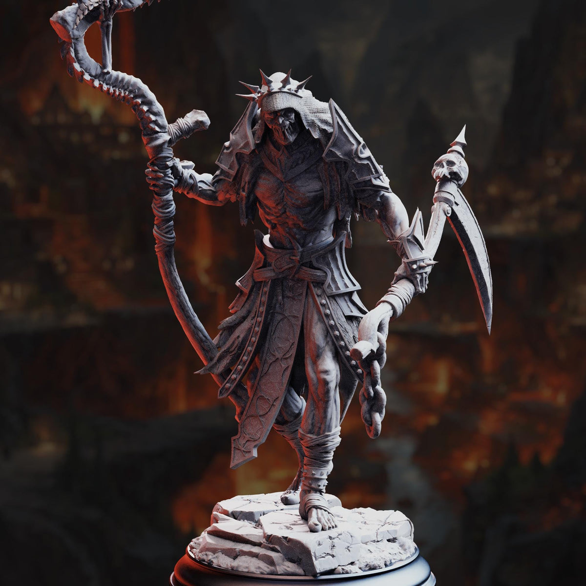 The Flesh Reaper - Norminos 32mm Resin Miniature D&D 3D Print DND Angel Demon