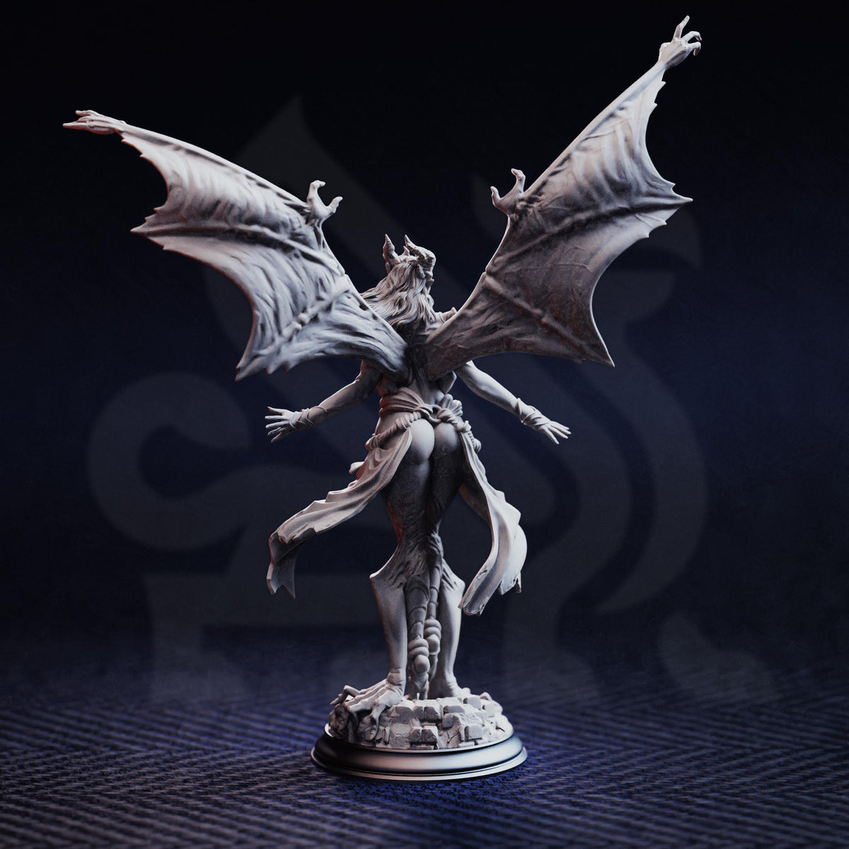 Arch Devil of Lust - Luxuria of the Second 32mm Resin Miniature D&D 3D Print DND Angel Demon