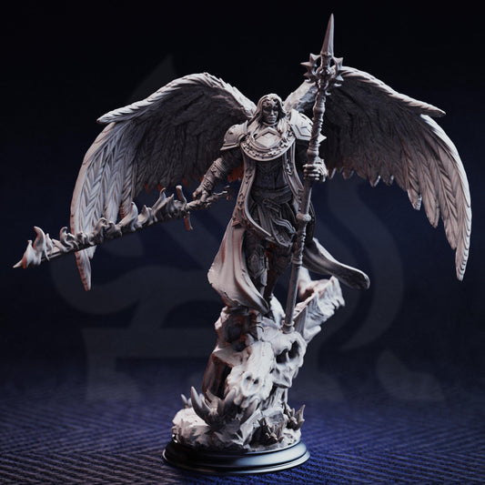 Angel of Reformation - Tyrius the Reborn 32mm Resin Miniature D&D 3D Print DND Angel Demon