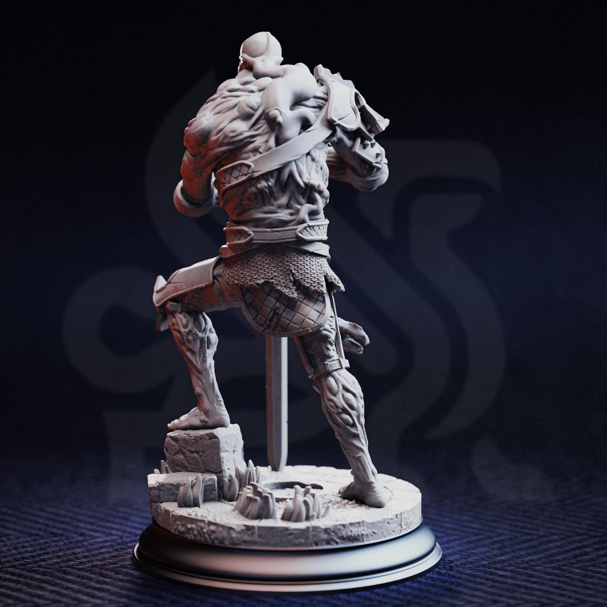 Undead Plague Carriers - The Plagueborne 32mm Resin Miniature D&D 3D Print DND Angel Demon