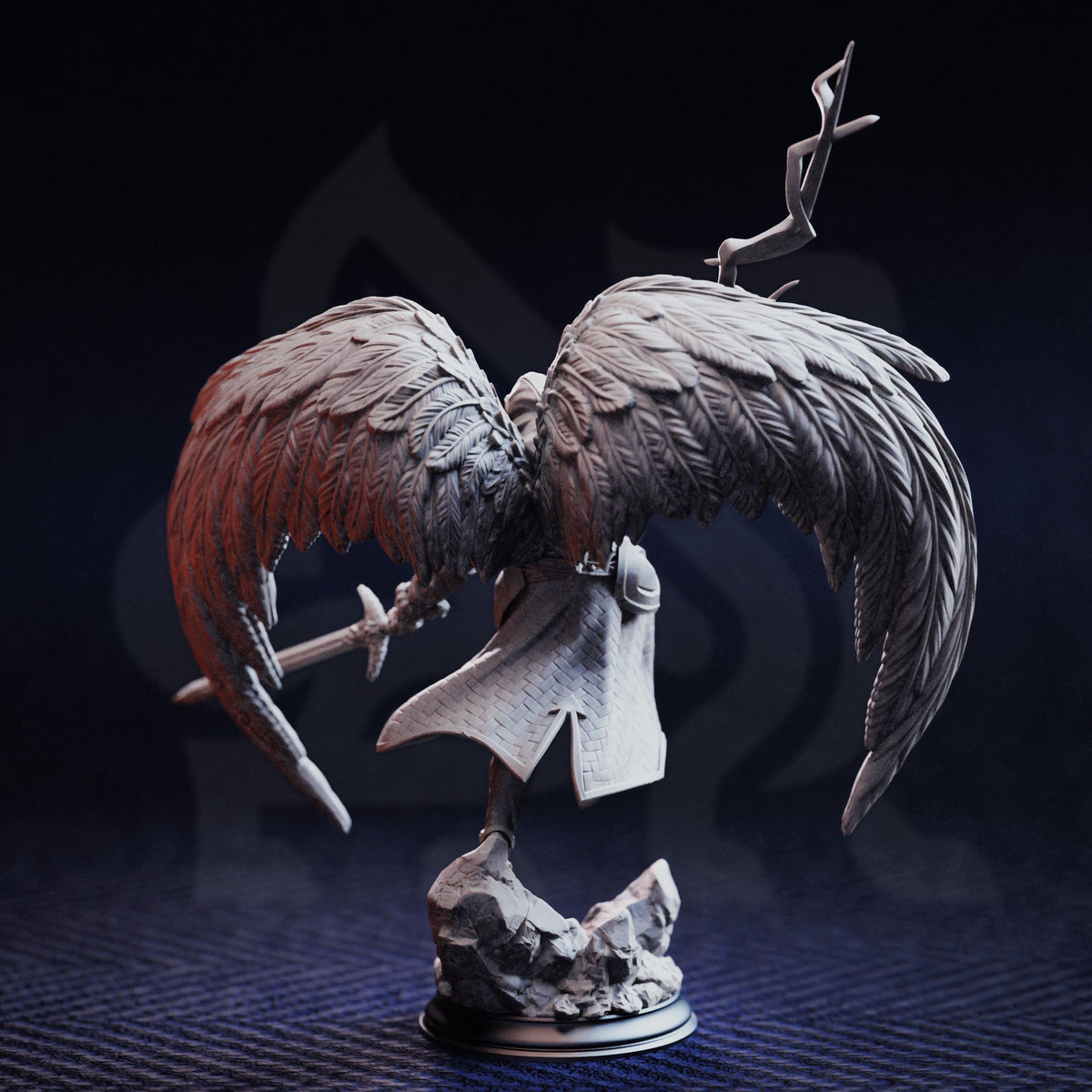 Angel of Truth and Justice - Erdrydion 32mm Resin Miniature D&D 3D Print DND Angel Demon