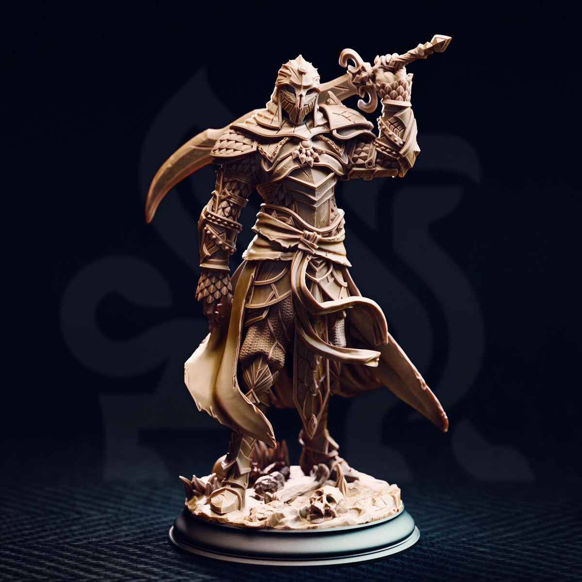 Champion of the Serpent - Theubian 32mm Resin Miniature D&D 3D Print DND Desert