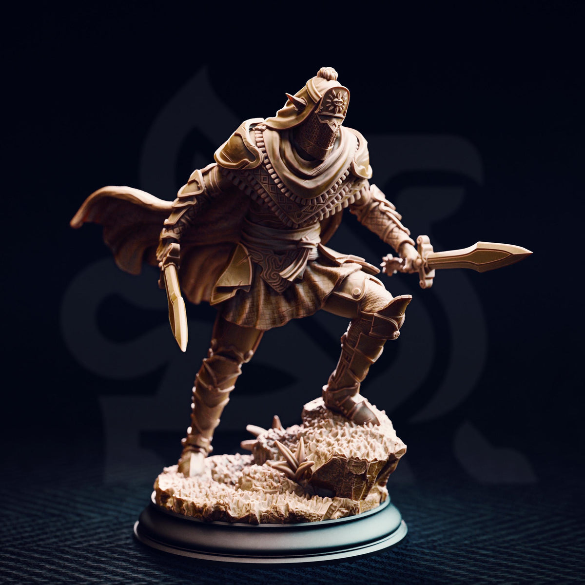 Dark Cultist Warriors - Seroca's Devout 32mm Resin Miniature D&D 3D Print DND Desert
