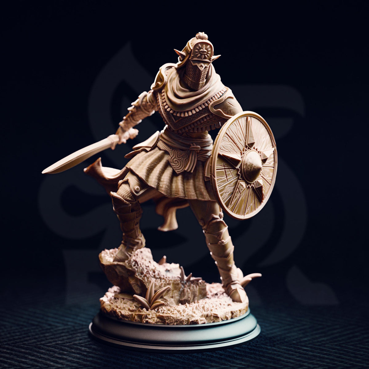 Dark Cultist Warriors - Seroca's Devout 32mm Resin Miniature D&D 3D Print DND Desert
