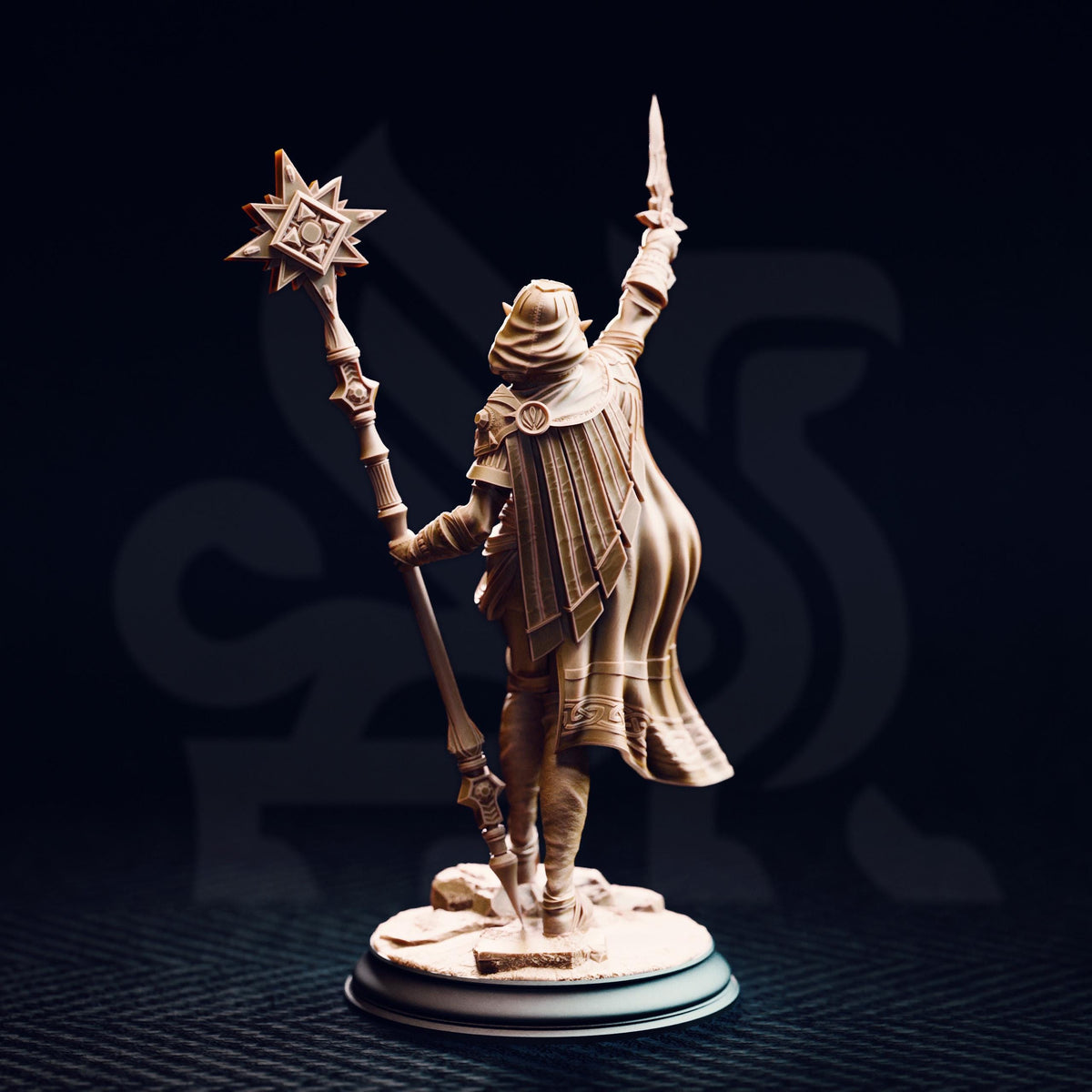 Desert Priestess - Ilisyia of the Tower Dunes 32mm Resin Miniature D&D 3D Print DND Desert