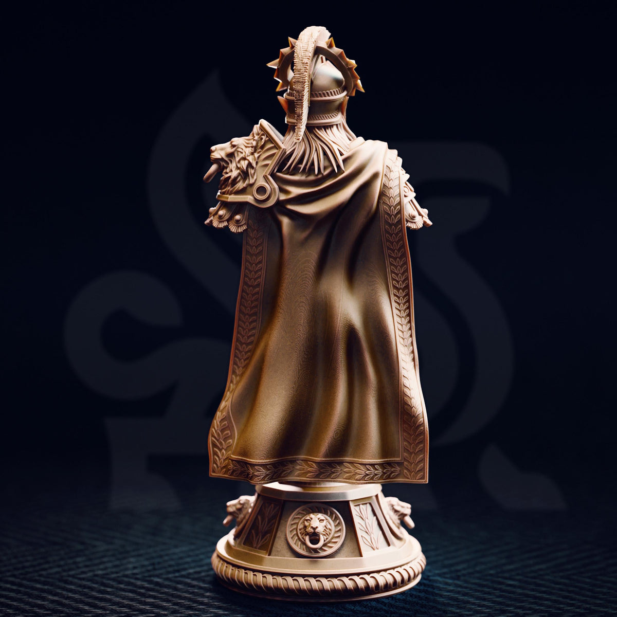 BUST Sun Elf Gladiator - Vilryn Kaedrys 32mm Resin Miniature D&D 3D Print DND Desert