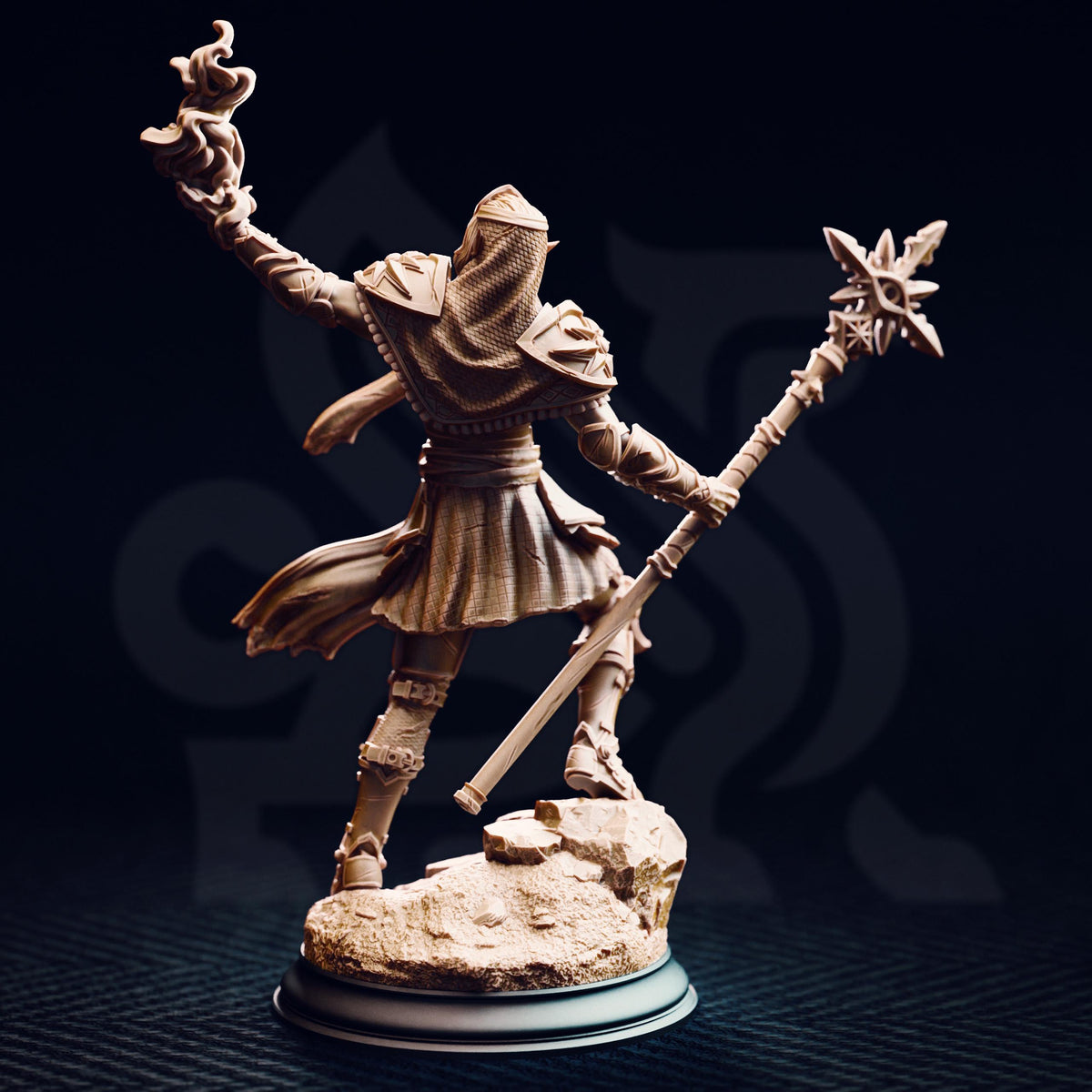 Dark Cult Leader - Hand of Seroca 32mm Resin Miniature D&D 3D Print DND Desert