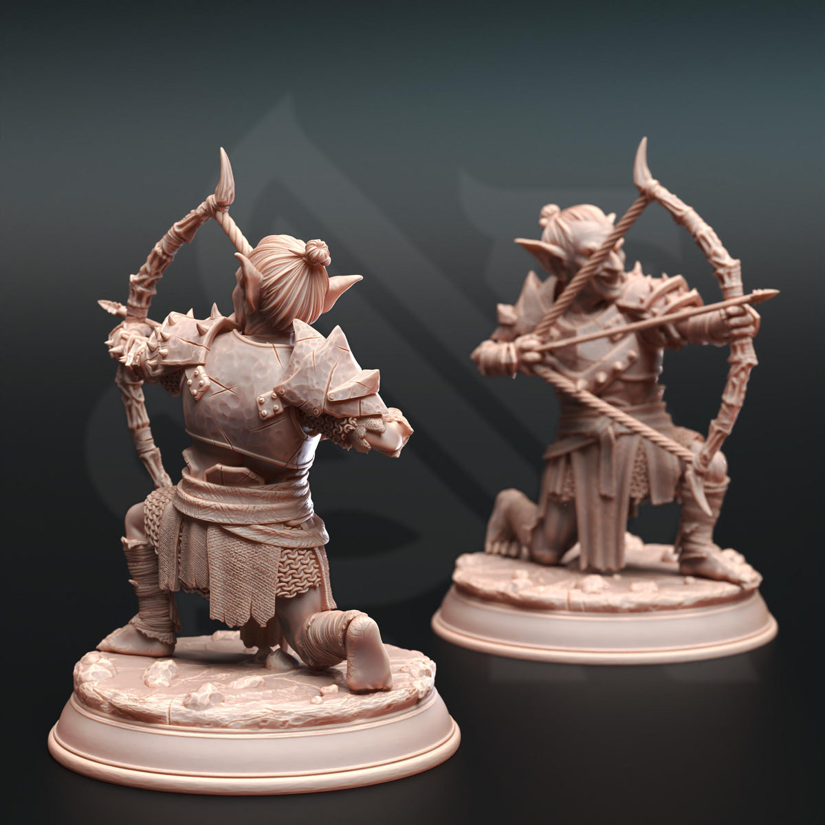Goblin Bandits - Urkadu Goblins 32mm Resin Miniature D&D 3D Print DND Fantasy
