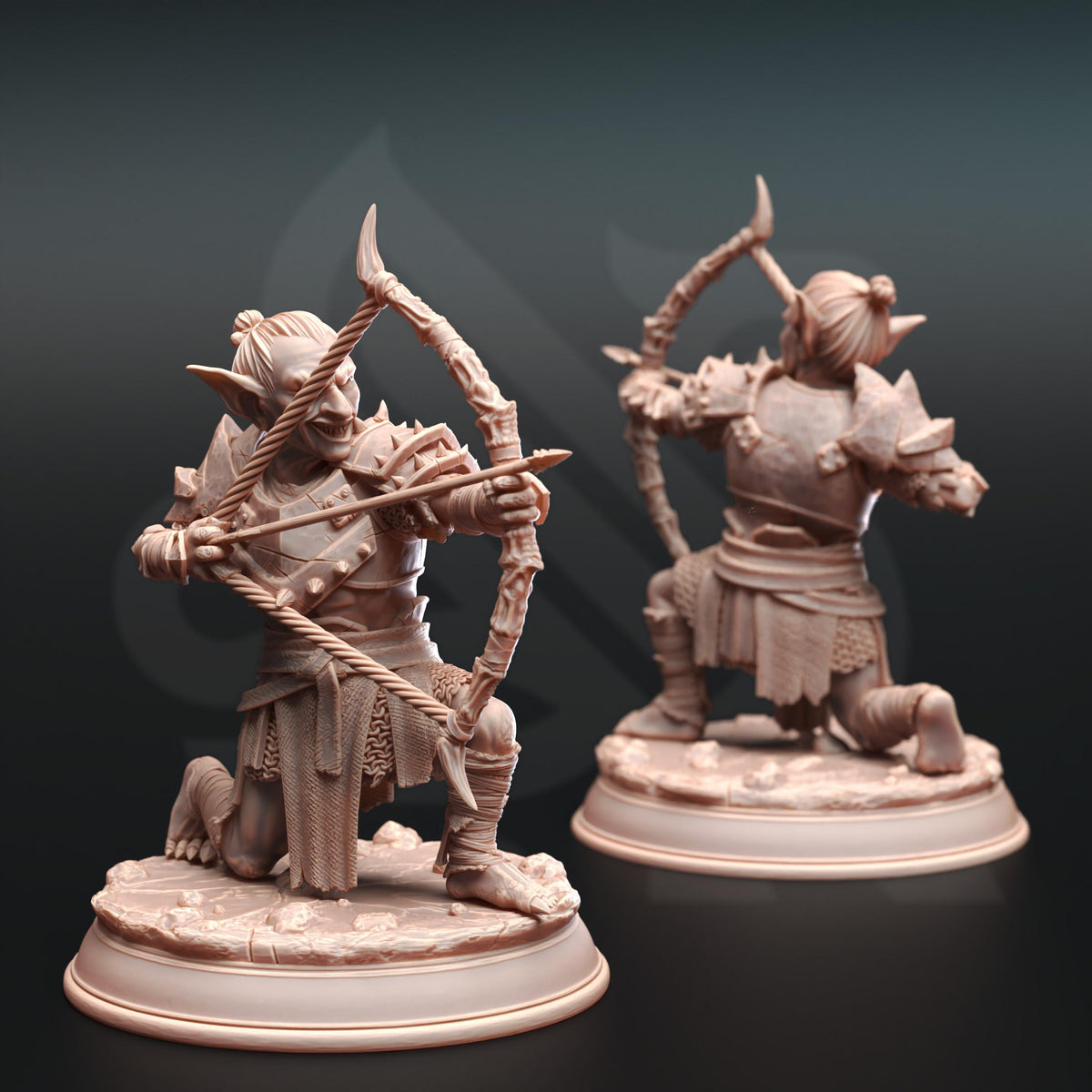 Goblin Bandits - Urkadu Goblins 32mm Resin Miniature D&D 3D Print DND Fantasy