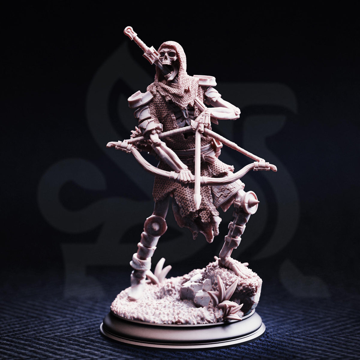 Skeleton Crusaders - The Fallen and Damned 32mm Resin Miniature D&D 3D Print DND Knight
