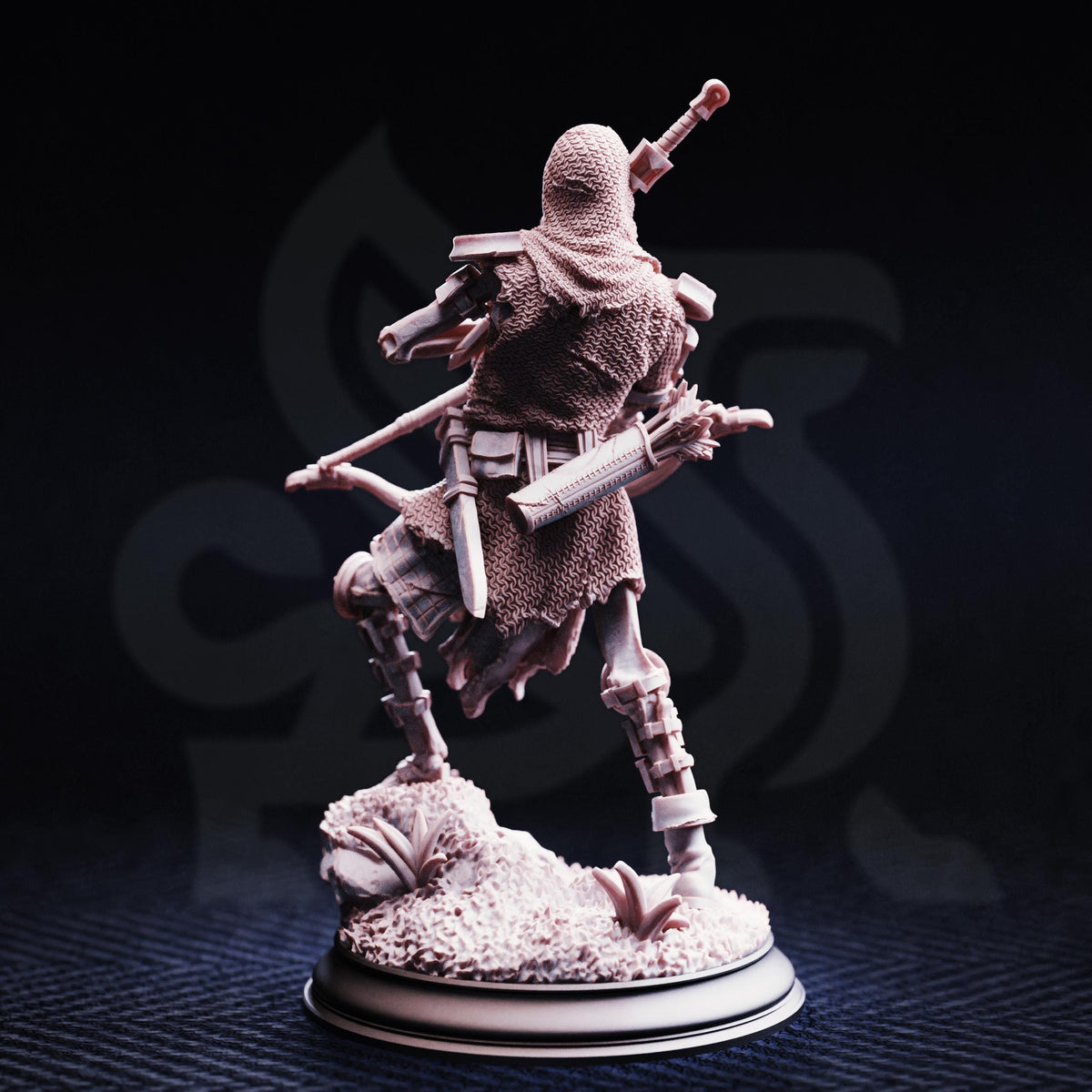 Skeleton Crusaders - The Fallen and Damned 32mm Resin Miniature D&D 3D Print DND Knight