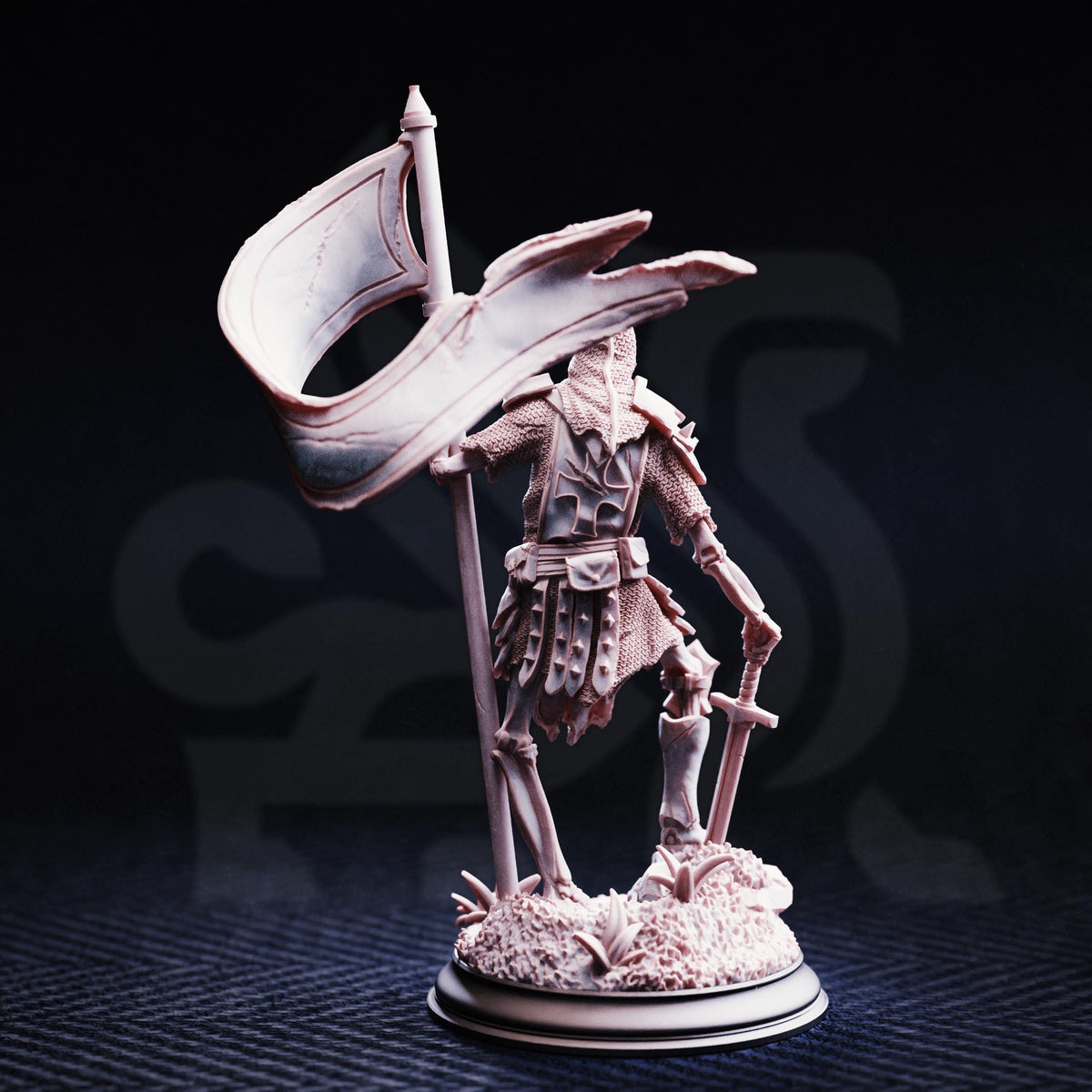 Skeleton Crusaders - The Fallen and Damned 32mm Resin Miniature D&D 3D Print DND Knight