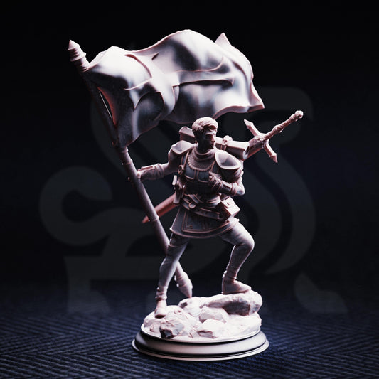 Squire of Justice - Lionel Donmeir 32mm Resin Miniature D&D 3D Print DND Knight