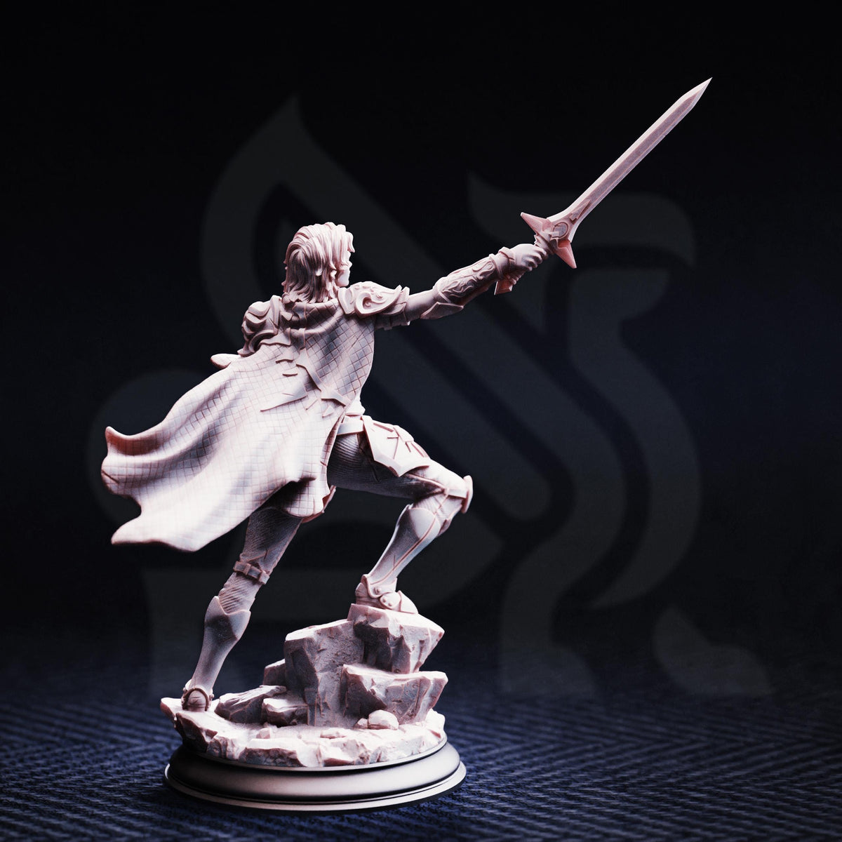 Paladin of the Sun - Hitalia 32mm Resin Miniature D&D 3D Print DND Knight
