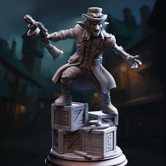 Manic Goblin Gangster - Brains 32mm Resin Miniature D&D 3D Print DND Victorian