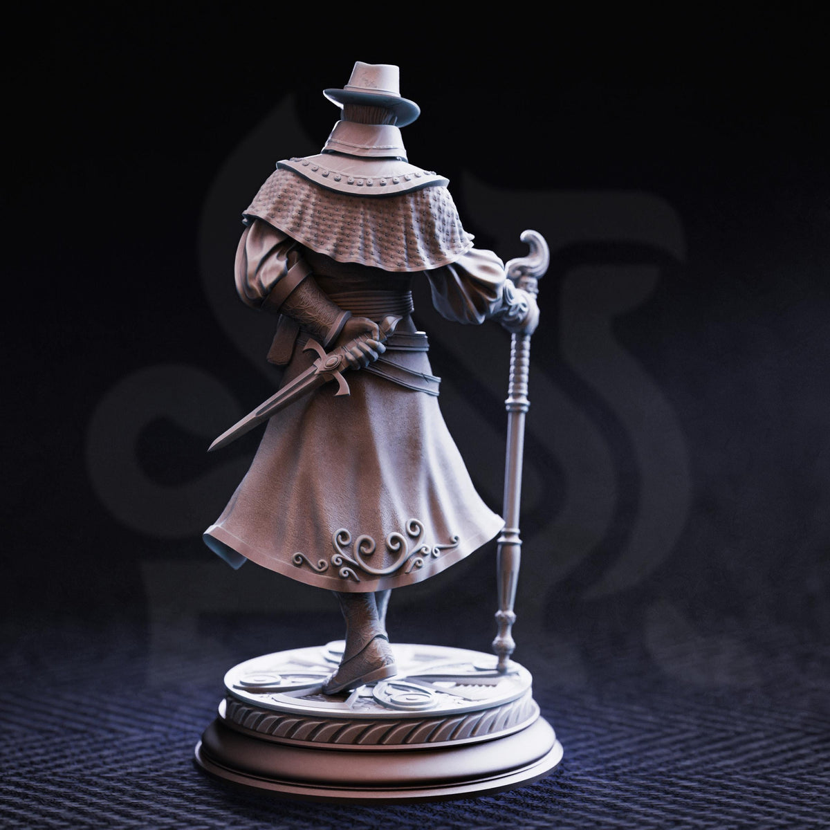 Victorian Sorcerer - Ernest Dodd 32mm Resin Miniature D&D 3D Print DND