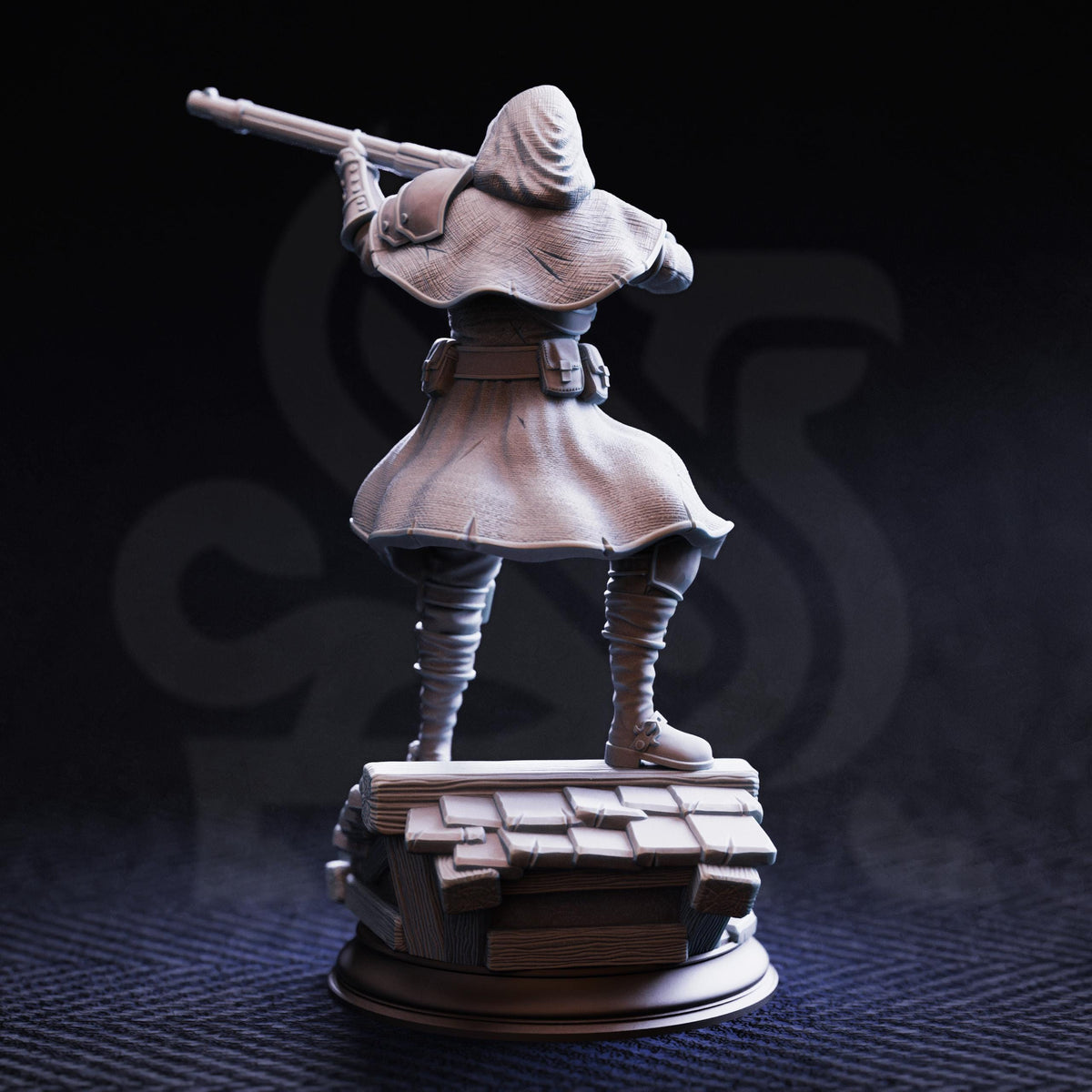 Sharpshooter Rogue - Richard "Sharpey" Pointer 32mm Resin Miniature D&D 3D Print DND Victorian
